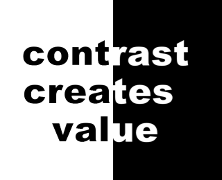 Contrast Creates Value Trimmed