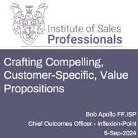 ISP Crafting compelling, customer-specific, value propositions square