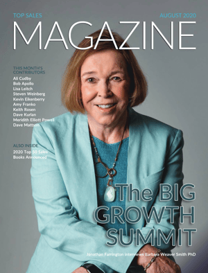 Top Sales Magazine Cover Aug 2020
