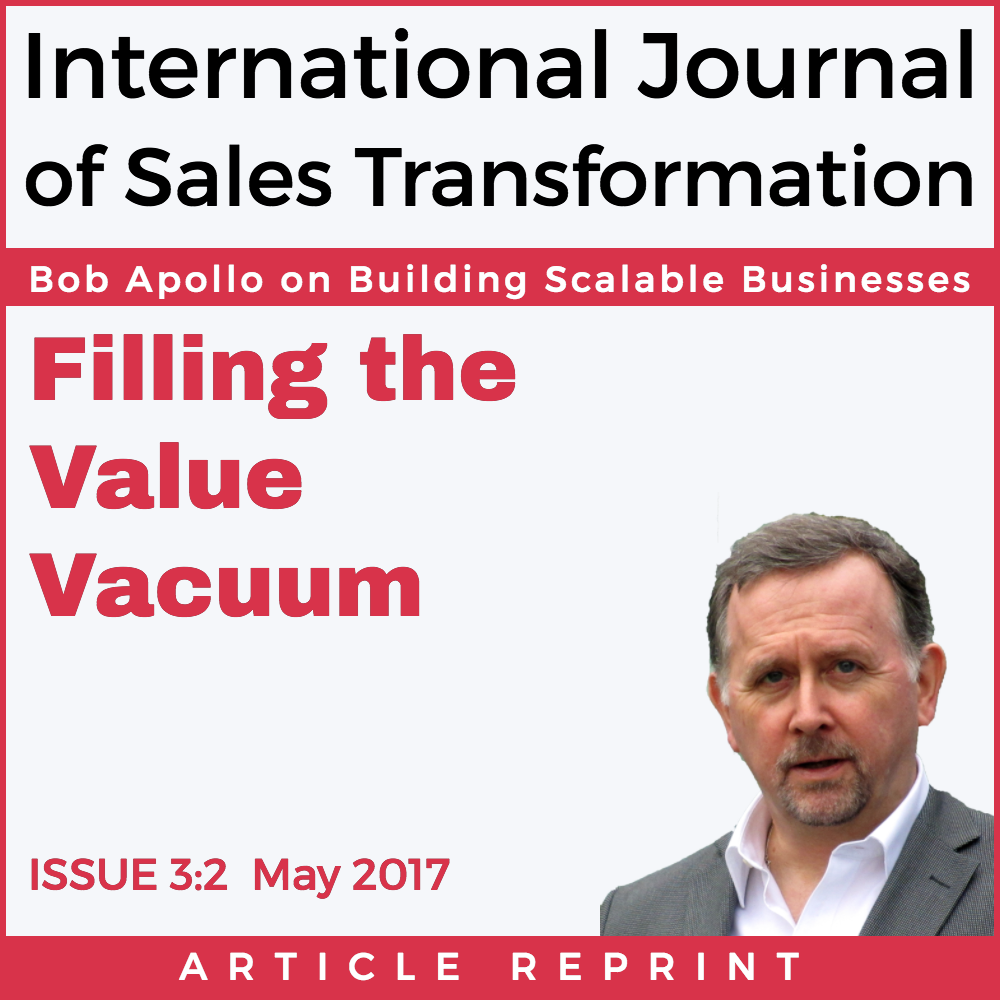 IJST Filling the Value Vacuum