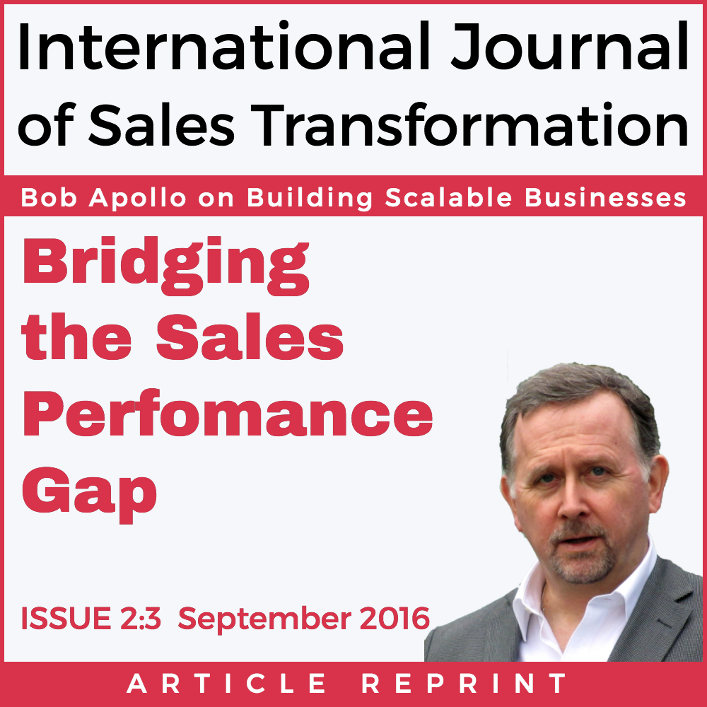 IJST Bridging the Sales Performance Gap