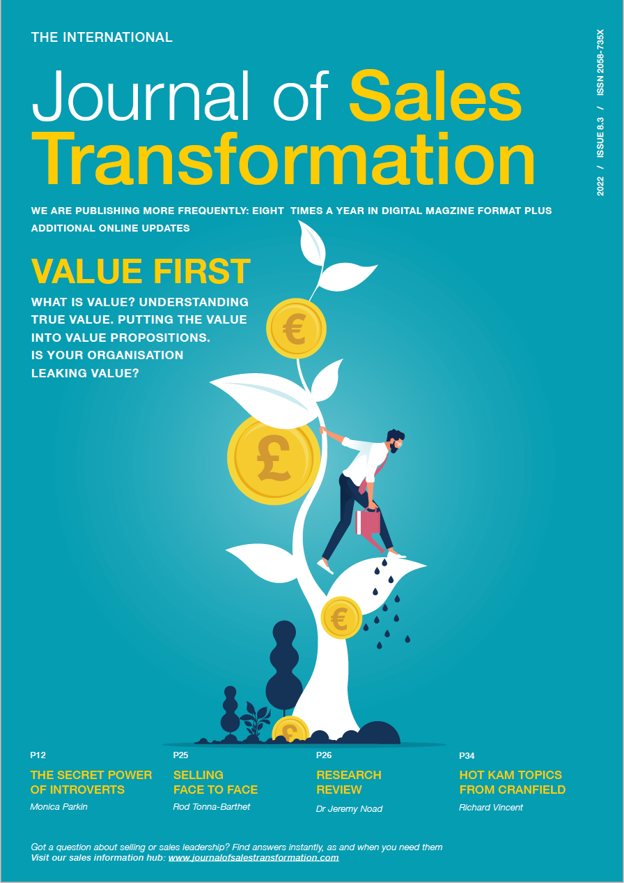 The changing face of value in B2B sales