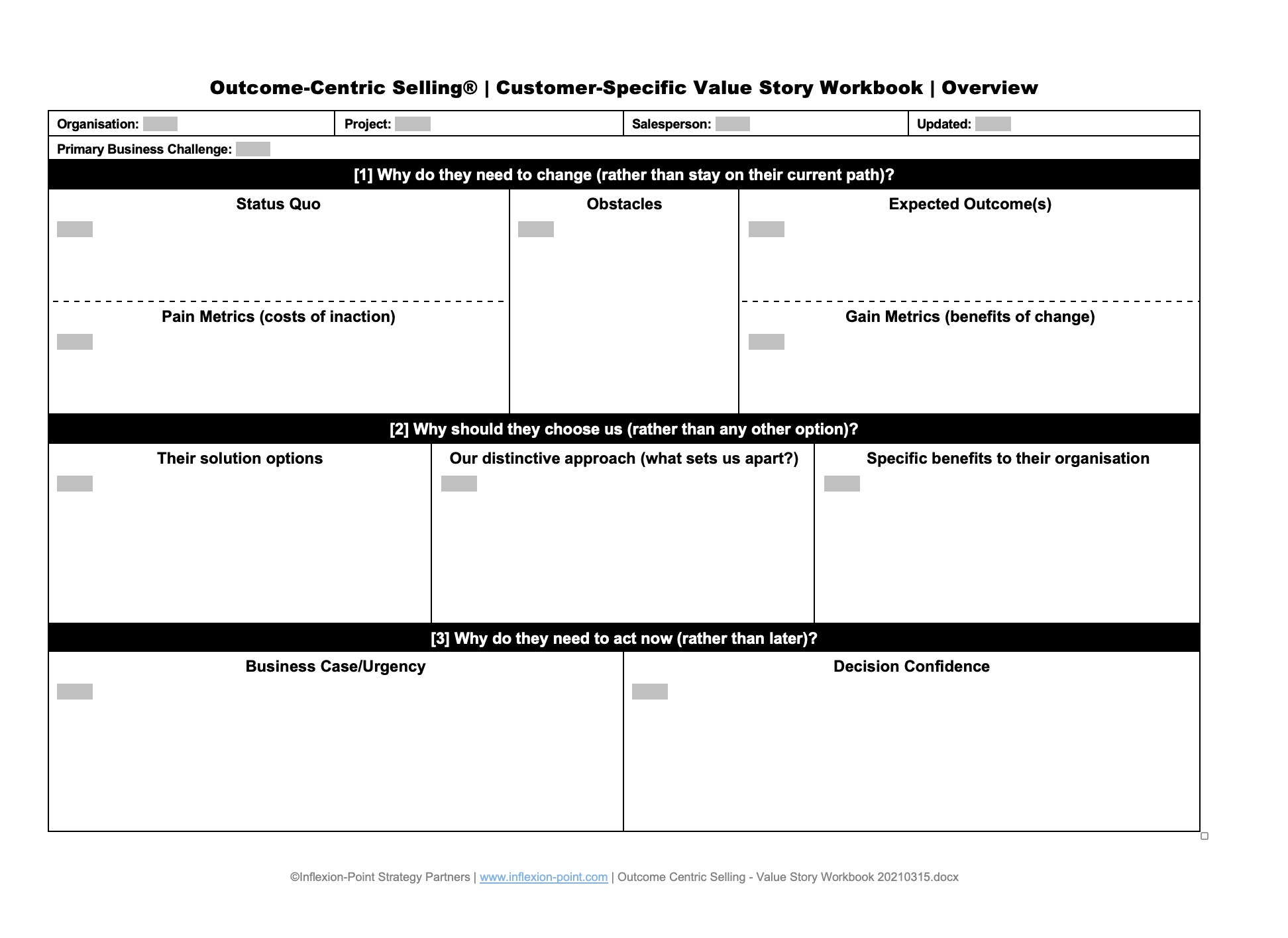 Refining our customer’s value story